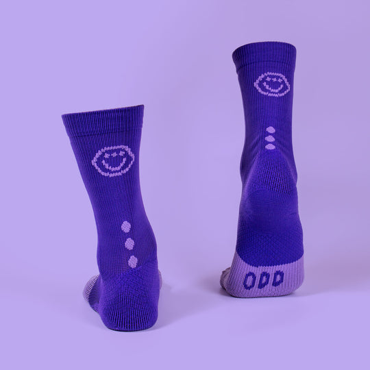 Purple Happy Lemon | Socks